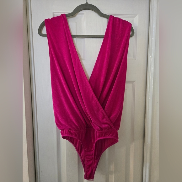 Blue Blush Fuchsia Bodysuit - Picture 4 of 5